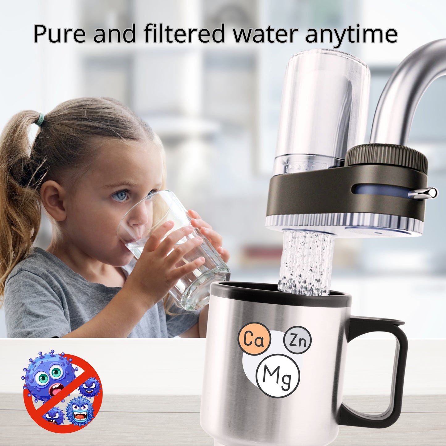 PureFlow Tap Water Filter Kit